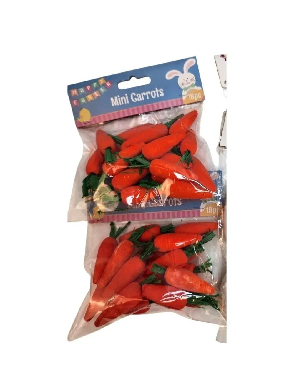 Easter Craft Kit Mini Carrots Pom Poms Eggs Glitter Tulle Ribbon